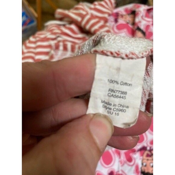 J. Crew Factory Striped Hoodie XS Red & White Pockets Pullover Long Sleeves Tie - Picture 9 of 9